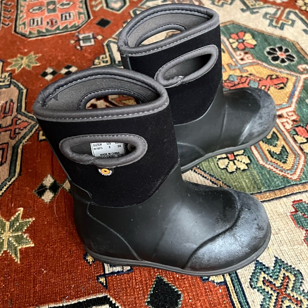 Bogs Black Rain & Snow Boots